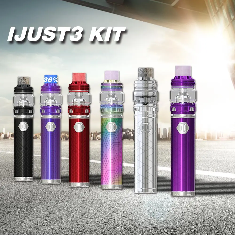 Оригинальный Eleaf iJust 3 комплекта с Элло Дуро со встроенным 3000 мАч аккумуляторной