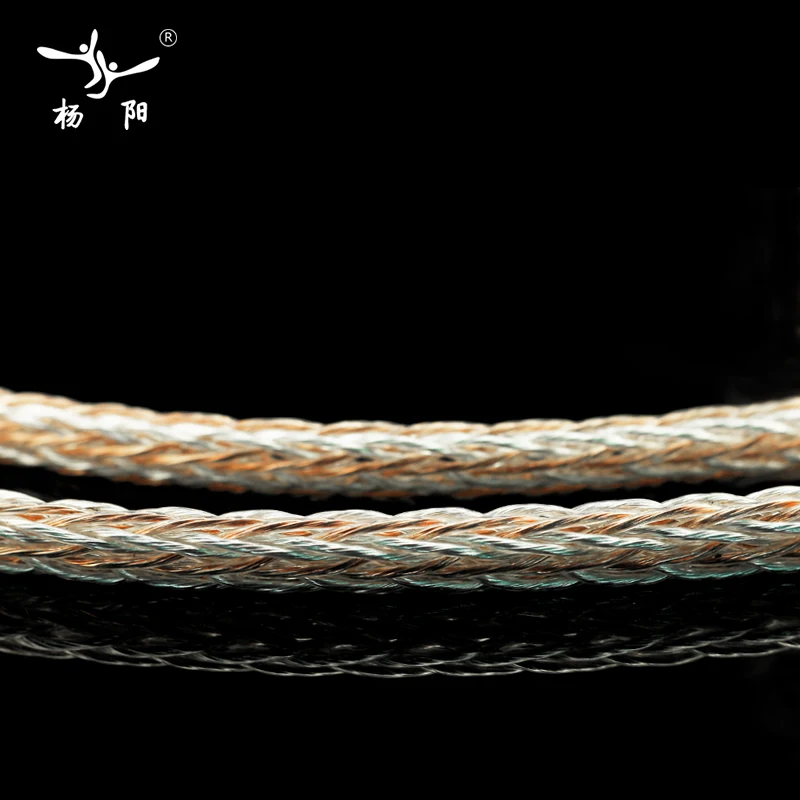 YYAUDIO Hi Fi аудио 8AC кабель динамика 7N OCC и посеребренный динамика|occ speakers cables|7n occspeaker