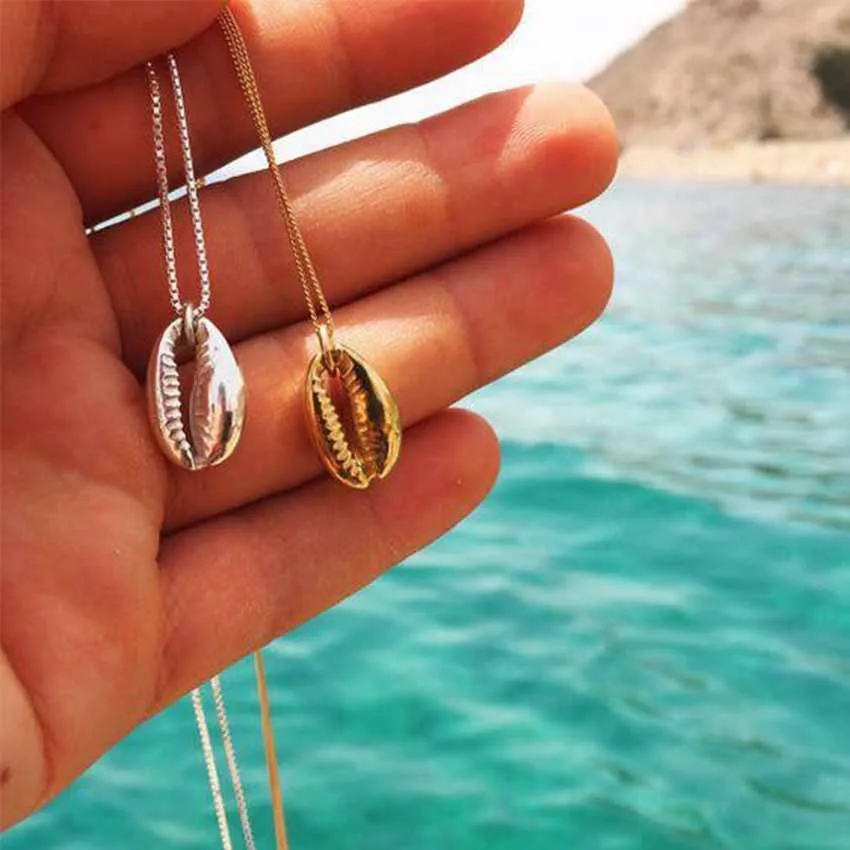 Женская цепочка-чокер collana Bijoux Femme Joyas mujer collier coquillage новинка | Украшения и
