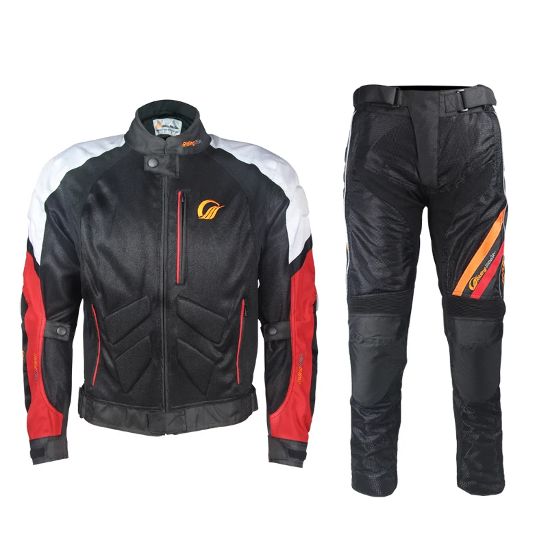 Motorcycle Jacket Protective Gear Winter Windproof Motocross Suits Jacket &Pants Moto Jacket Armor Men Motorcycle Clothing JK-39