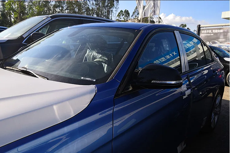 Боковая крышка для зеркала заднего вида из АБС углеволокна Накладка BMW 3 4 серии GT