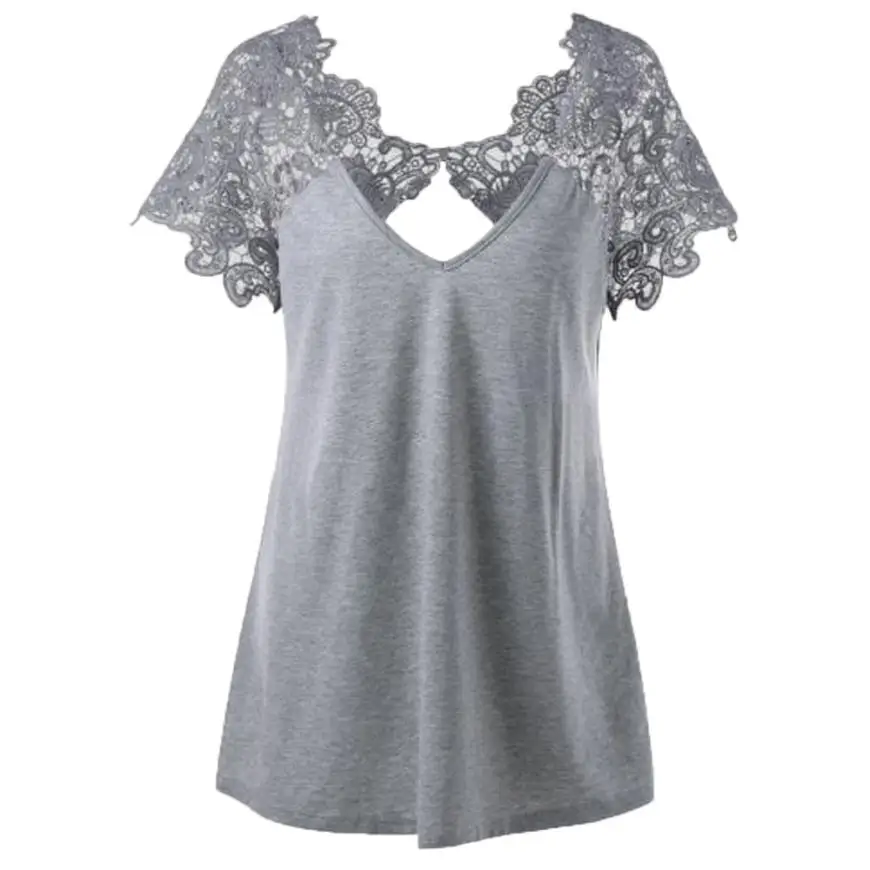 Размера плюс 5XL Blusas Mujer De Moda 2018 Женские рубашки Блузка Лето с v-образным вырезом и