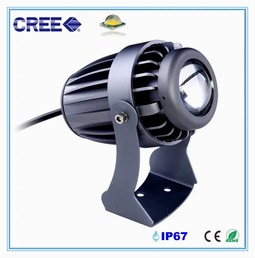 Светодиодная лампа для лужайки 10 Вт настенная Водонепроницаемая прожекторы