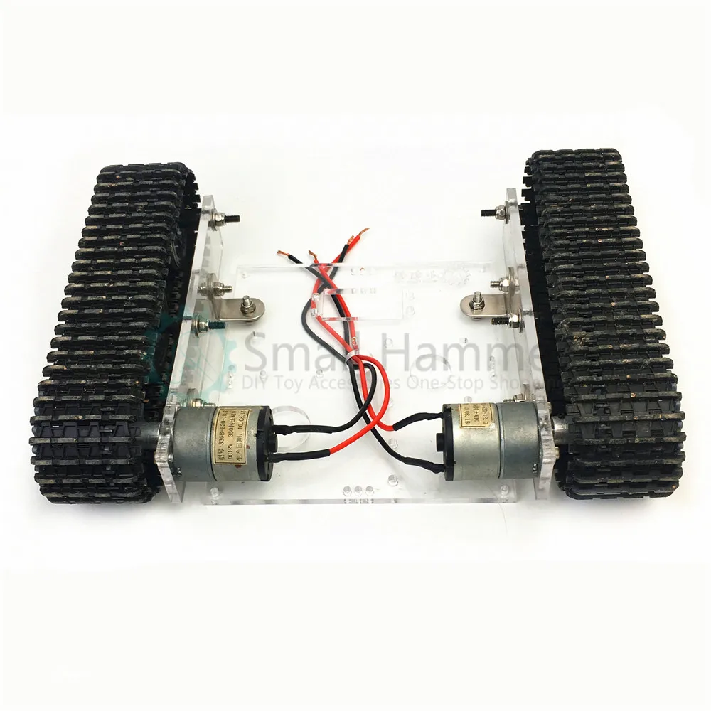 Акриловый Танк робот шасси DC9-12V гусеничный Автомобиль DIY arduino комплект
