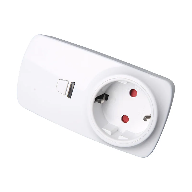Штепсельная Вилка стандарта ЕС Мини Wifi 10A + таймер Смарт 2500 Вт IOS Android для бытовой