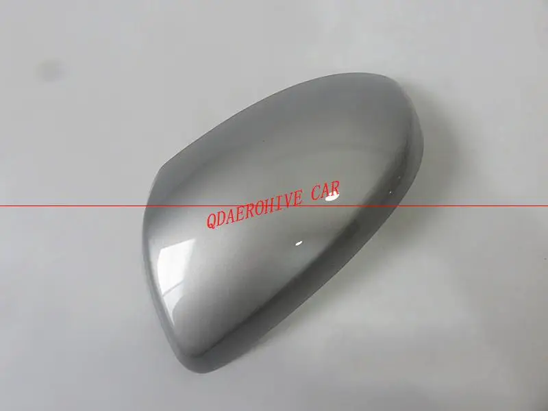silver left QDAEROHIVE Side Mirror Covers Caps chrome door mirror cover high quality car styling for for Mazda 3 1.6 - Цвет: silver left