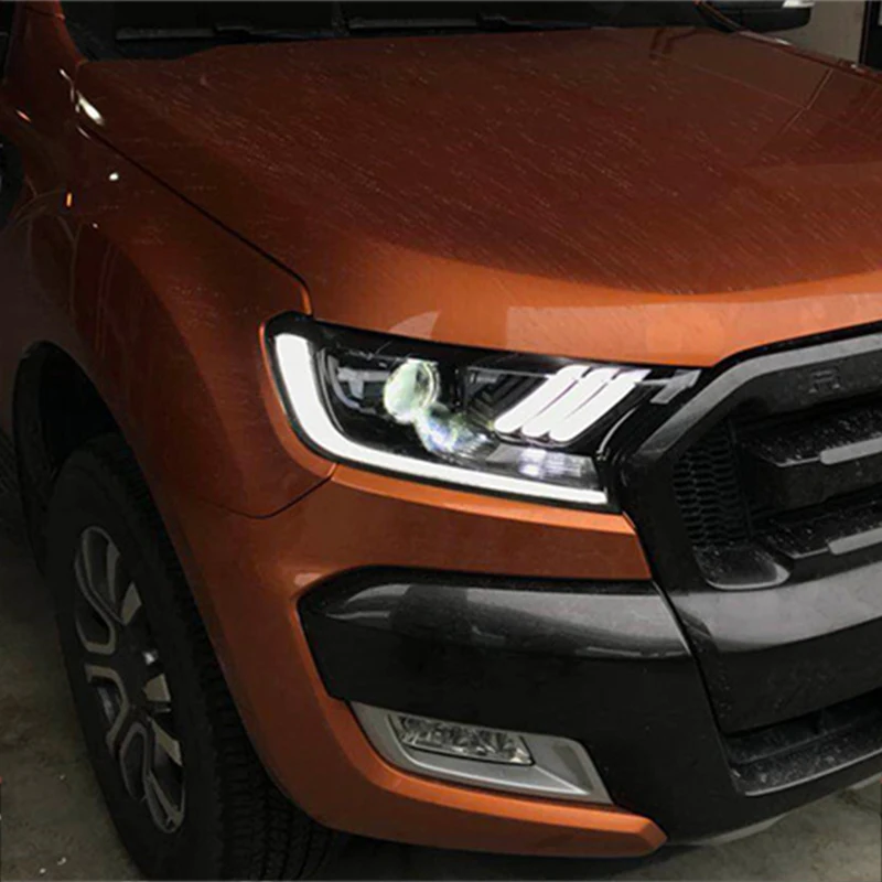 Автомобильный светильник в сборе для Ford Ranger 2013 2014 2015 светодиодный DRL сигнальный s
