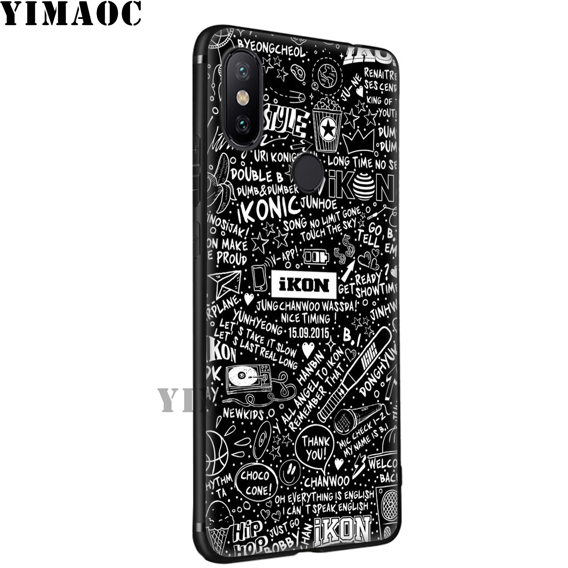 YIMAOC iKON Bands K Pop Soft Silicone Case for Xiaomi Redmi 7A Note 7 6 6A 5 4 4X 4A 5A S2 Plus K20 Pro Lite |