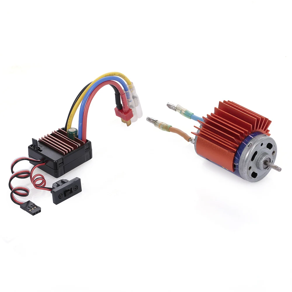 Высокое качество Гонки 540 8 5 T коллекторный мотор с 45A ESC Вентилятор охлаждения