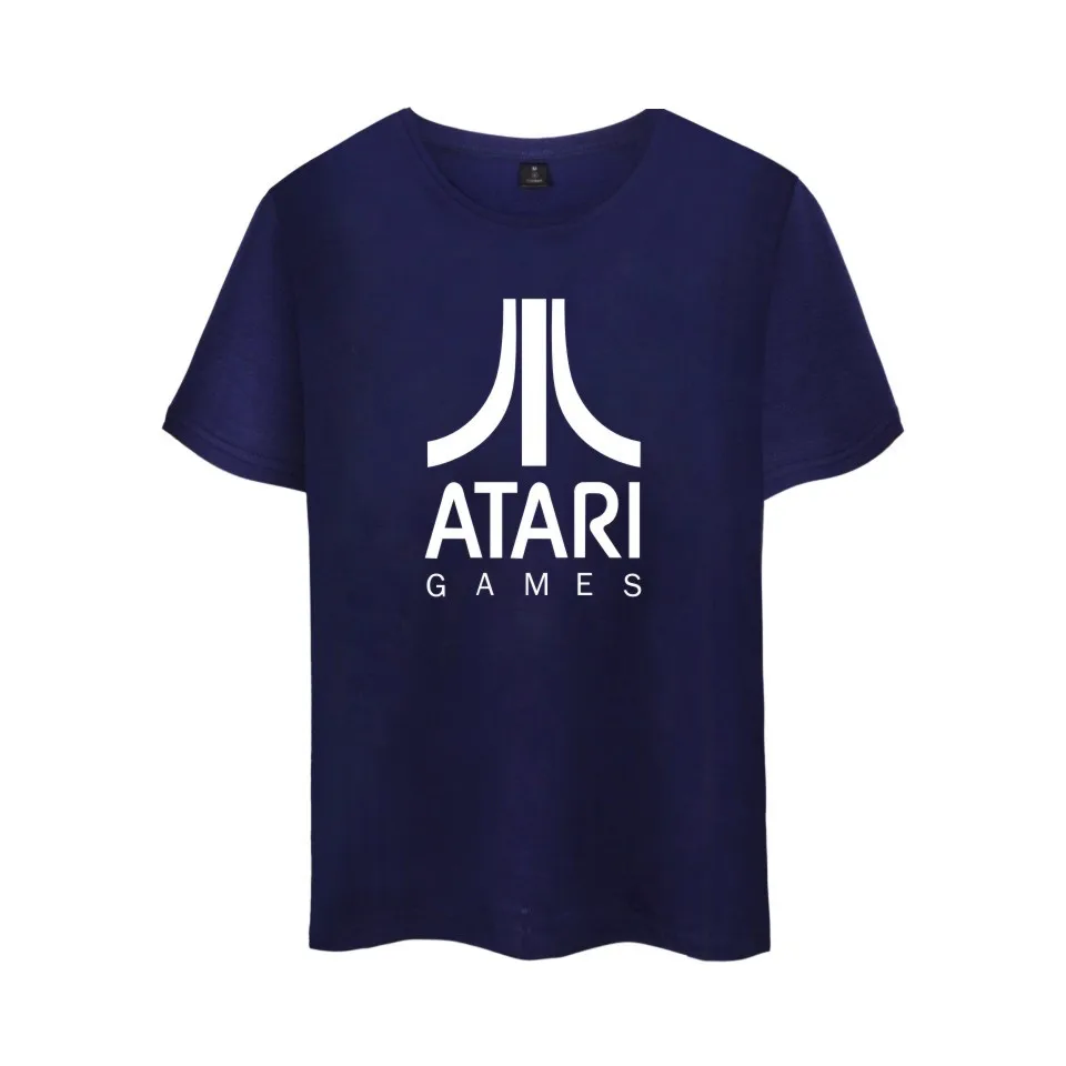 Футболка ATARI с логотипом Atari летняя хлопковая футболка коротким рукавом для