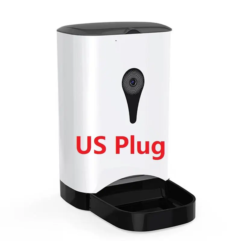 UK/AU/EU 4.5L кормушка для домашних животных, Wifi Пульт дистанционного управления, модная Умная автоматическая кормушка для домашних животных, для собак, кошек, перезаряжаемая без камеры - Цвет: 02