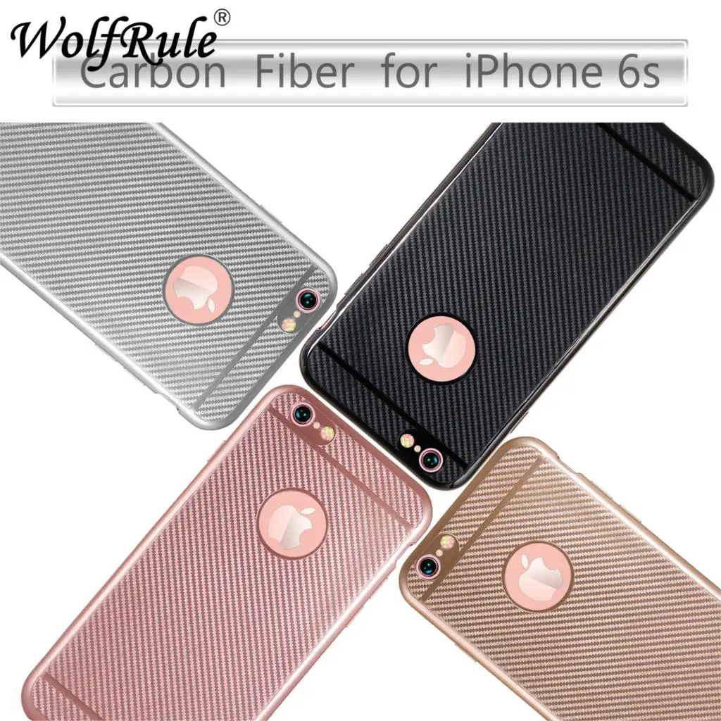 Чехол WolfRule для Apple iPhone 6S мягкий силиконовый резиновый чехол телефона 6 Coque Fundas |