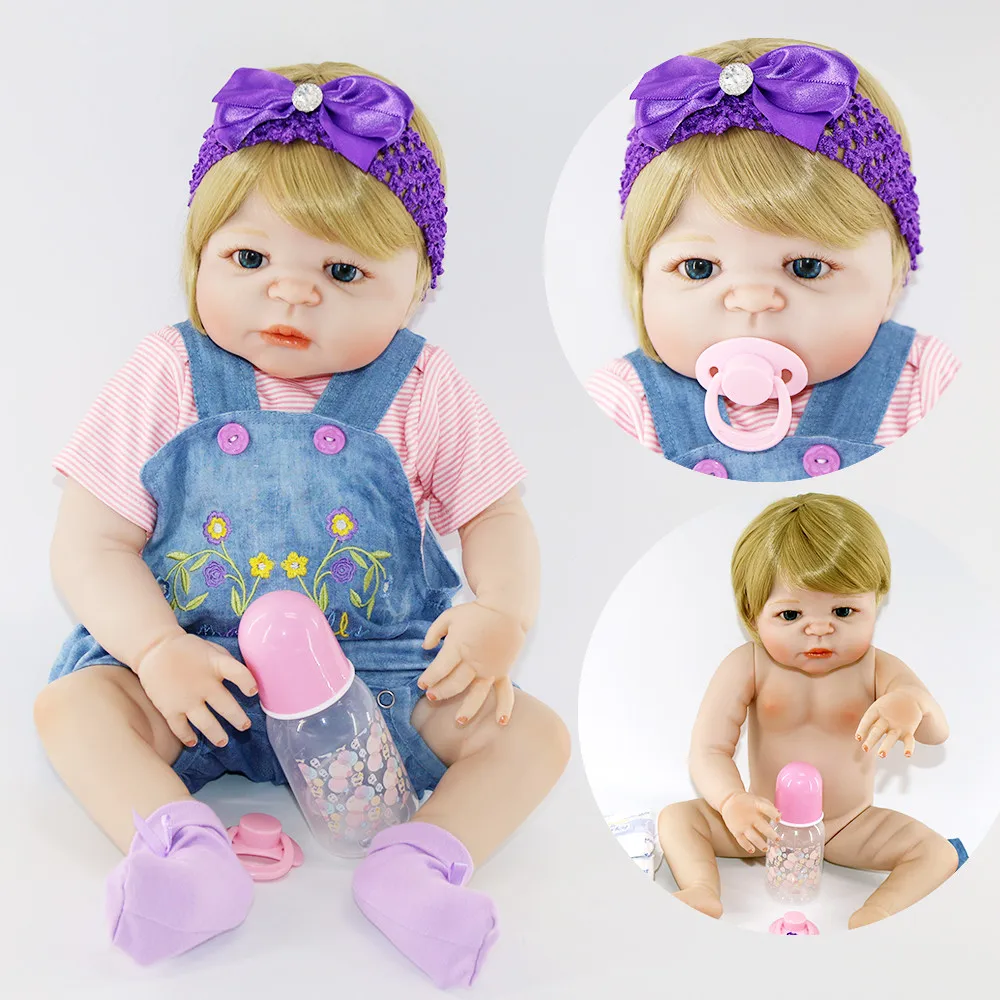 23 Full силиконовые куклы для новорожденных и малышей детские игрушки reborn lifelike lol