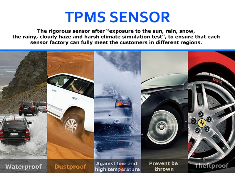 CARCHET автомобильный TPMS беспроводной автомобильный монитор давления в шинах с 4 внешними датчиками ЖК-монитор в режиме реального времени для Toyota