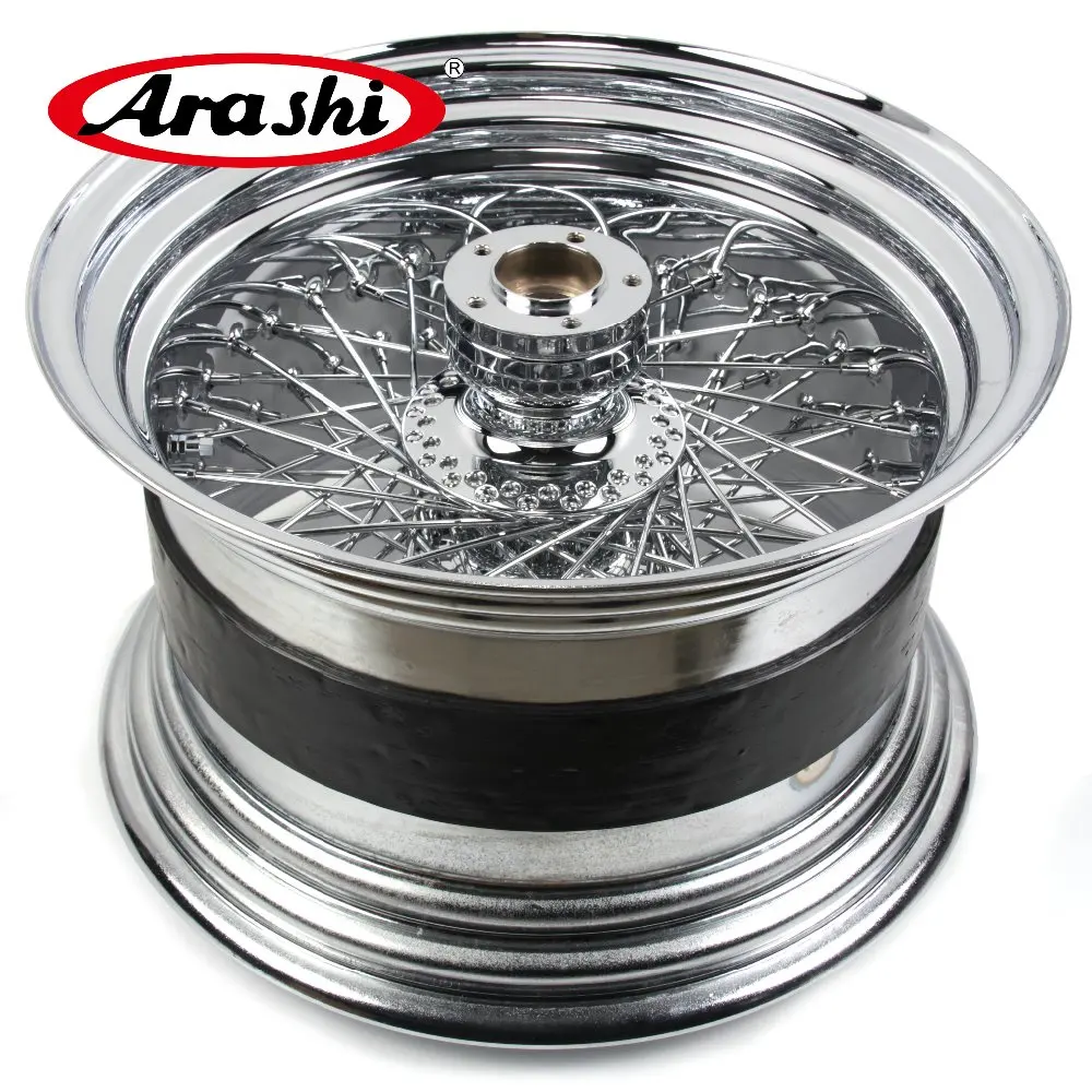 Хромированный задний обод колеса Arashi 18x10 5 дюйма для Harley Davidson FLSTC FAT BOY модификация