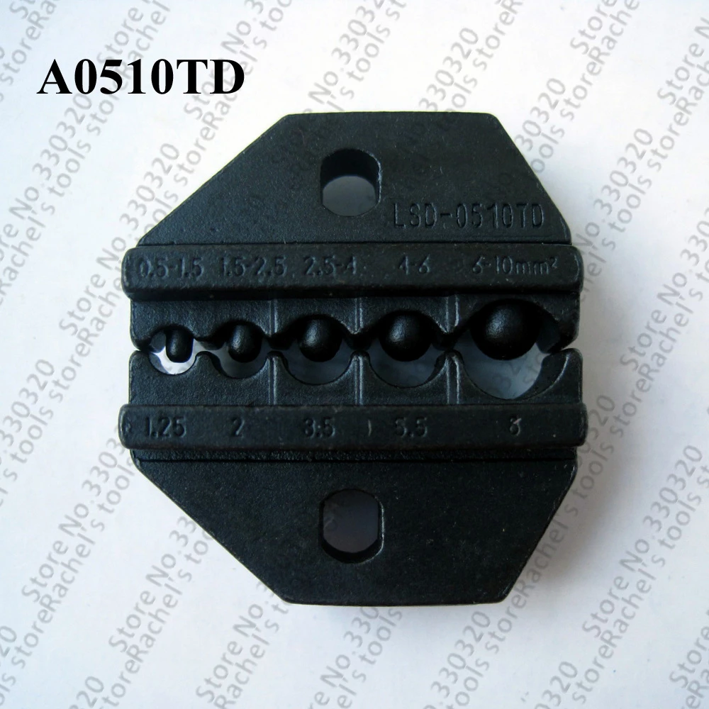 Набор пресс форм A0510TD обжимные пасти для неизолированных кабельных