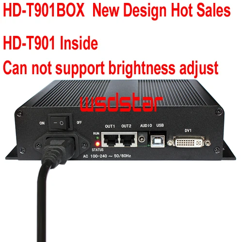 HD-T901BOX полный Цвет светодиодный синхронный отправки коробка карта работать с HD-R501