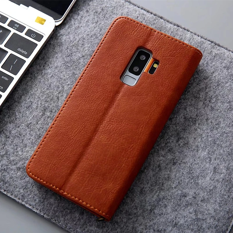 S10 S9 Plus кожаный чехол для Samsung Galaxy s9 PU флип-кошелек s10 S8 s7 edge Note 8 9 | Мобильные