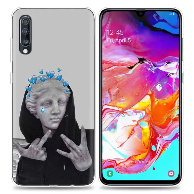 Сумки чехол для samsung мобильного телефона галактики A50 A70 A30 A20 J4 J6 J8 A6 A8 M30 A7 плюс Note 8 9 арт эстетичный "Ван Гог", "Мона л