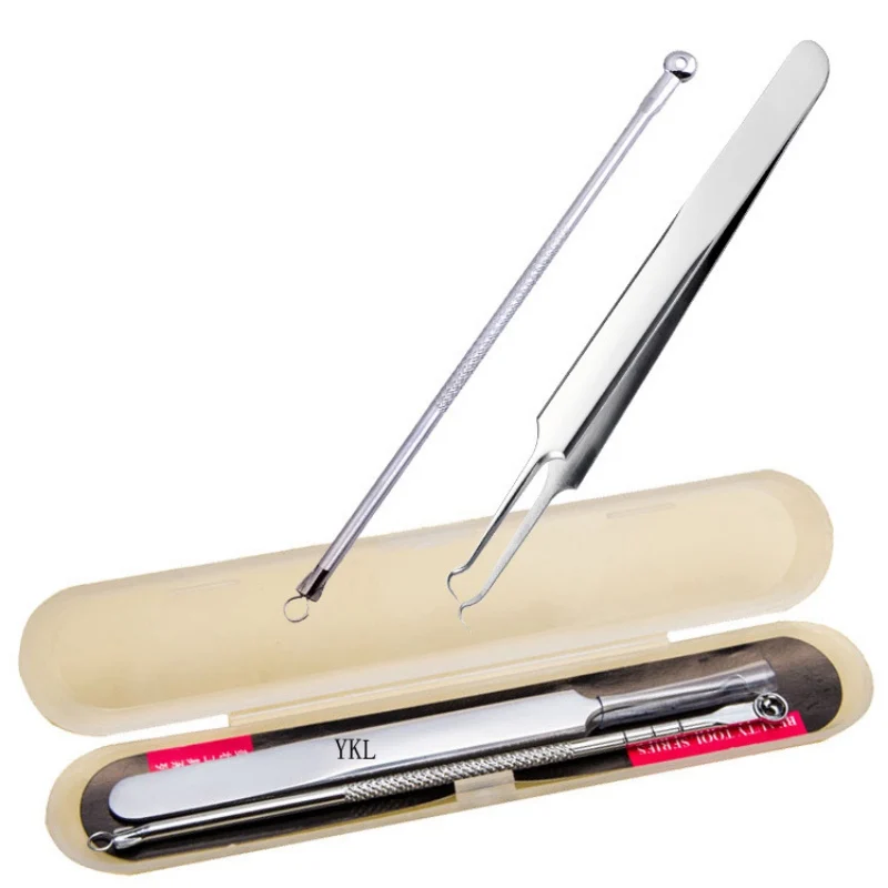 

Stainless Blackhead Facial Acne Spot Pimple Remover New Arrival Extractor Tool Set Skin Care Dropshipping