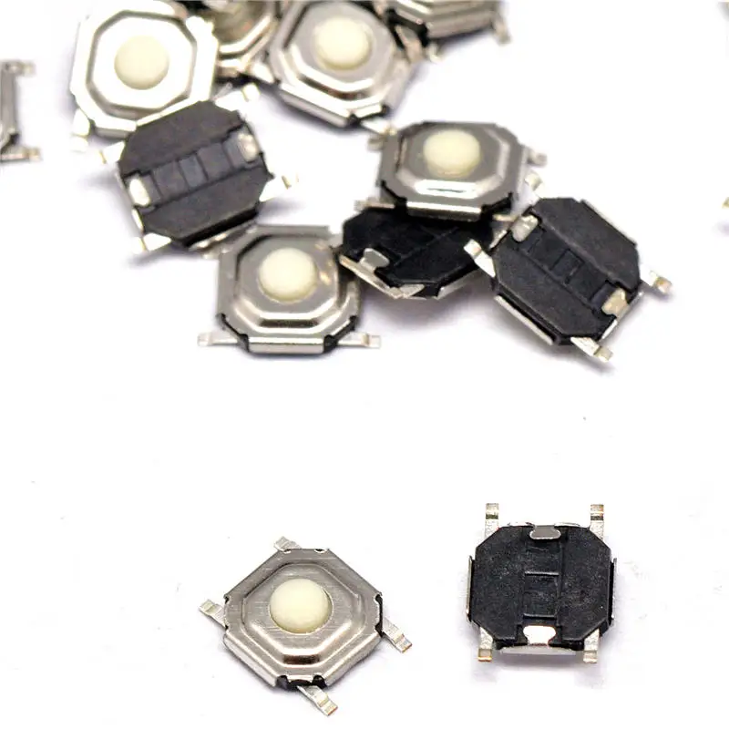 

100 шт./лот 4*4*1,6 мм SMD тактовая переключатель пластиковая кнопочная головка 4x4x
