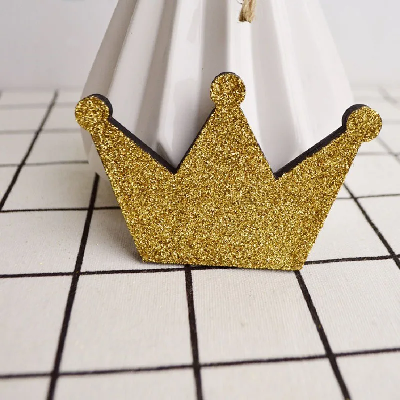 Gold Crown Nordic Стиль деревянный настенный крючок для детской комнаты украшения деревянные крючки-вешалки «Человек-паук», одежда для малышей вешалка держатель ключей, пальто Организатор 0,3 - Цвет: Gold Crown