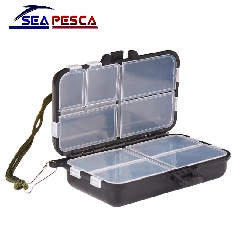SEAPESCA, коробка для рыболовных снастей, аксессуары, приманка для ловли карпа, блесна, Спиннер, приманка, снасти, чехол для хранения, 9 Отсеков JK227