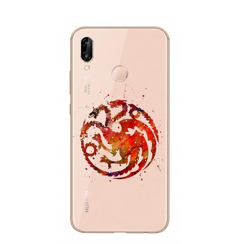 Игра престолов Daenerys Dragon Jon Snow tyrion lannister мягкий чехол для huawei P20 Pro mate 20 Pro P30 Lite P20 P8 Lite P30Pro