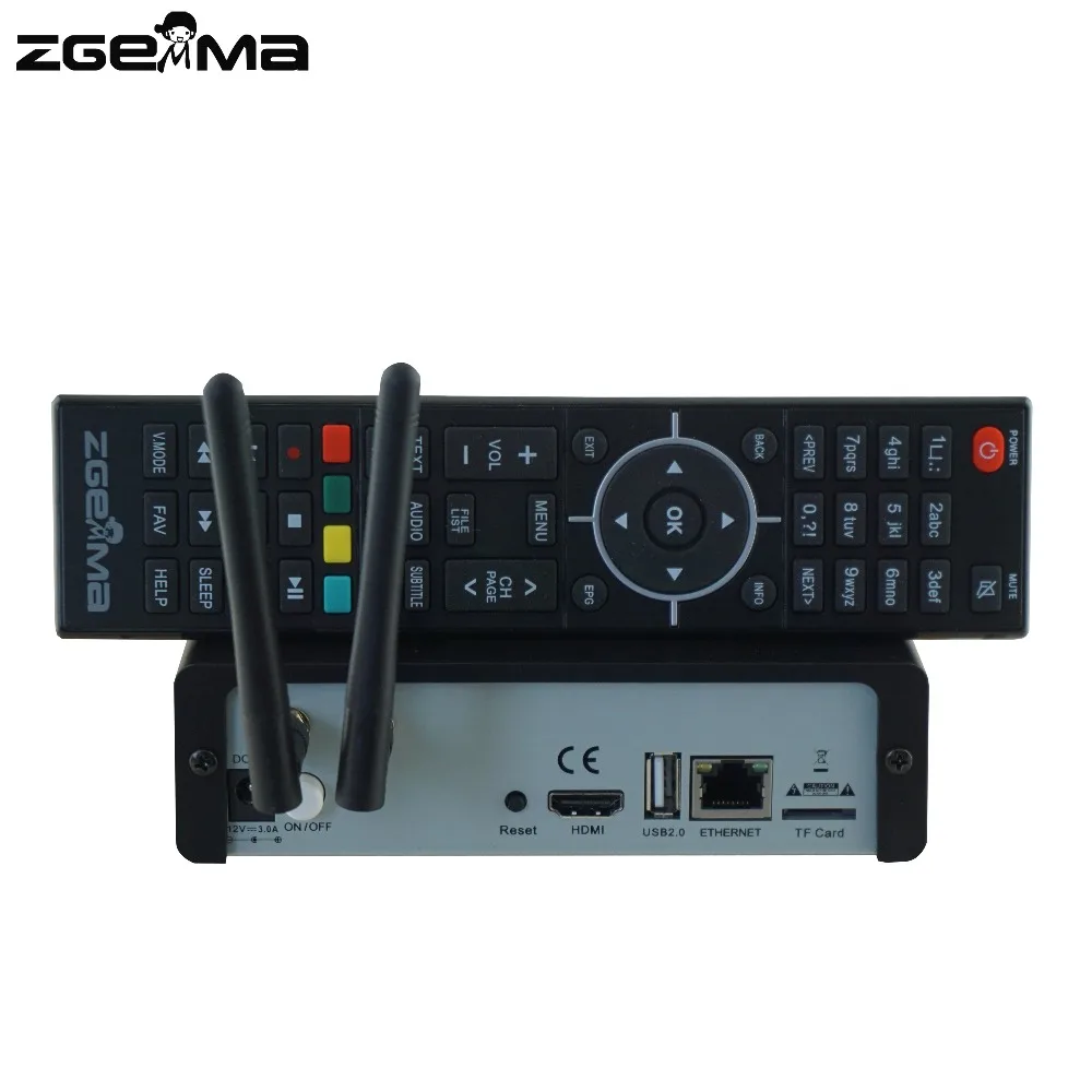 2 шт./лот Новинка 4K UHD IPTV Box ZGEMMA i55 Plus Linux OS E2 H.265/HEVC мультистрим со встроенным WiFi |