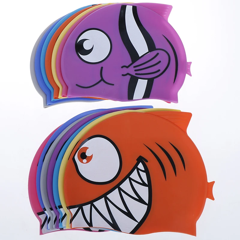 Плавательная шапочка для бассейна Милая одежда с рисунком рыбки детский день
