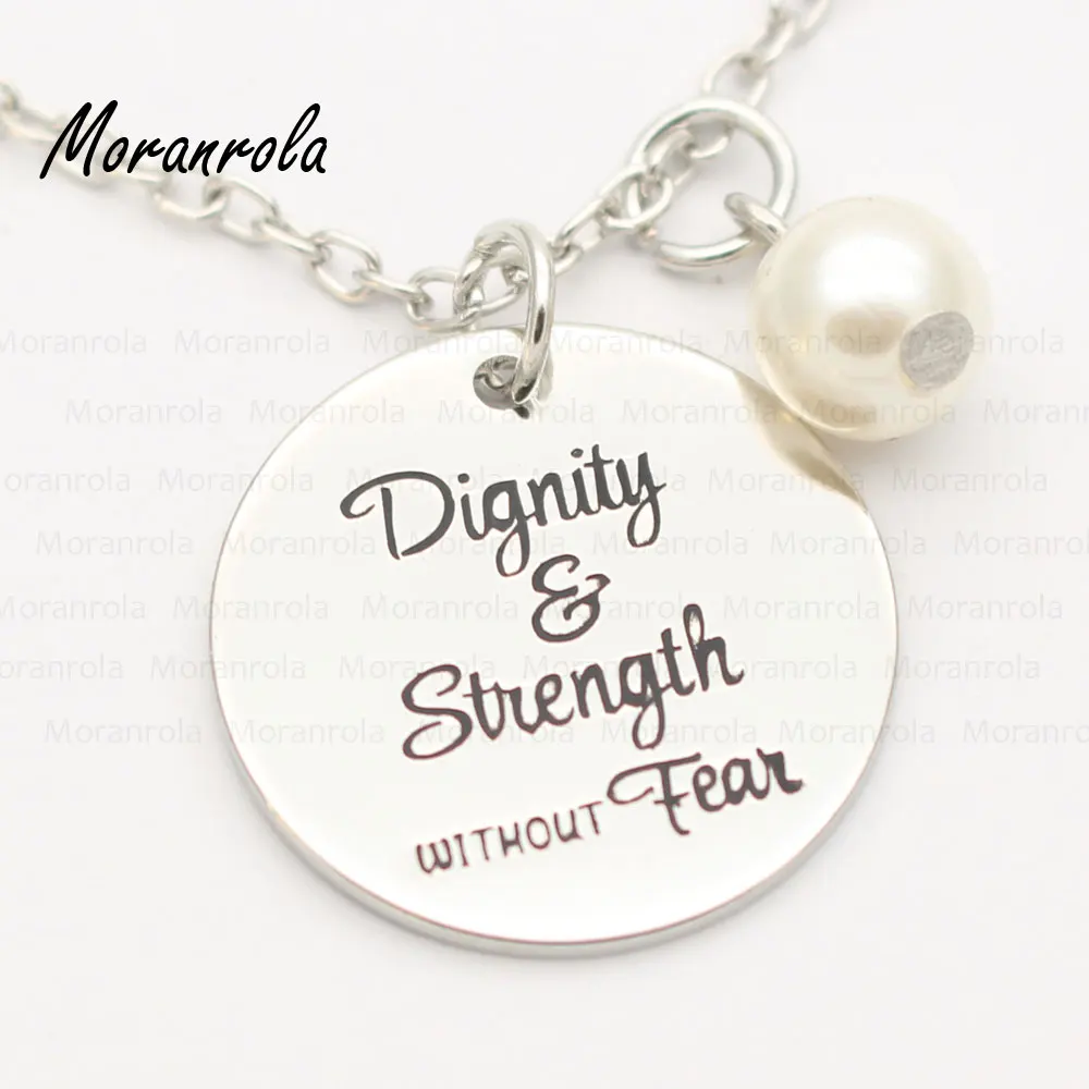 Медное ожерелье с подвеской-брелоком Новое поступление достоинства и силы без