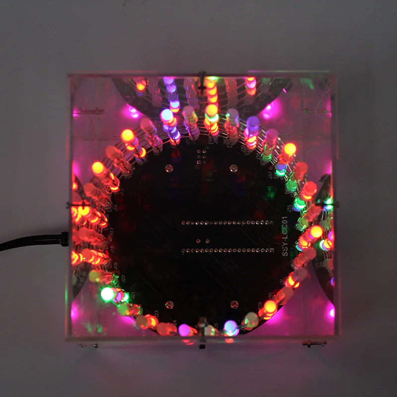 Цветной СВЕТОДИОДНЫЙ светильник RGB Dream Circle DIY Kit модуль музыкального спектра 5 мм - Фото №1