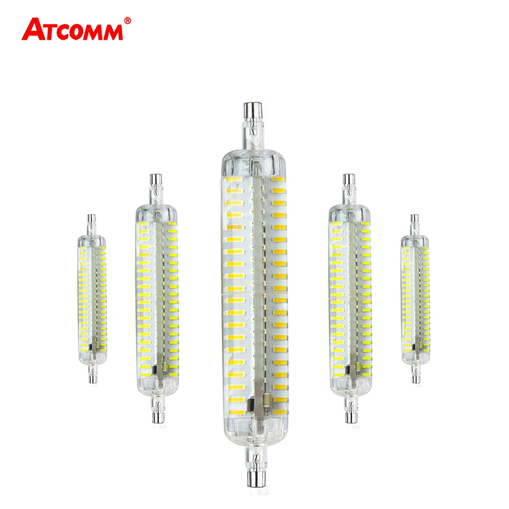 Ампульная Светодиодная лампа R7S 78 мм 118 7 Вт 15 76 152 светодиодов s J78 J118 SMD 4014 диодный