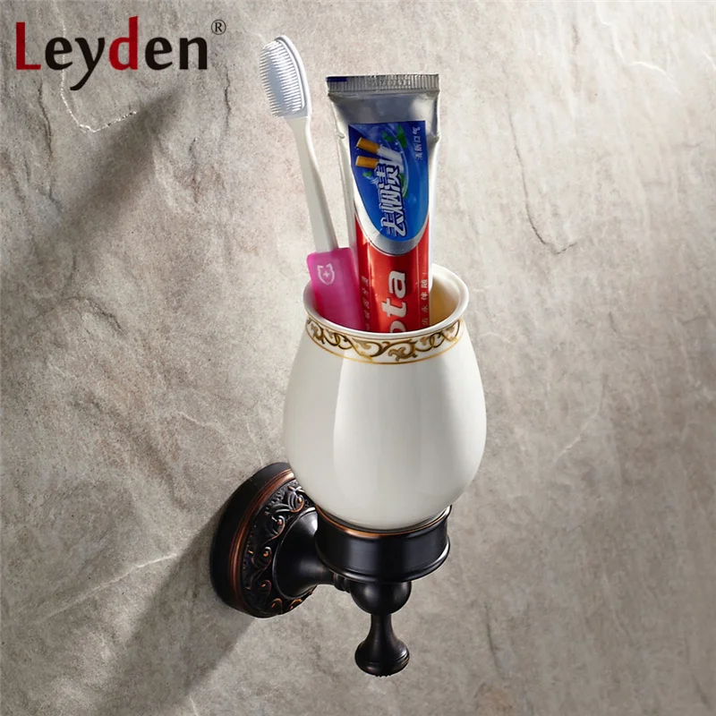 Leyden античная латунь/ОРБ настенные держатели для стаканов медные