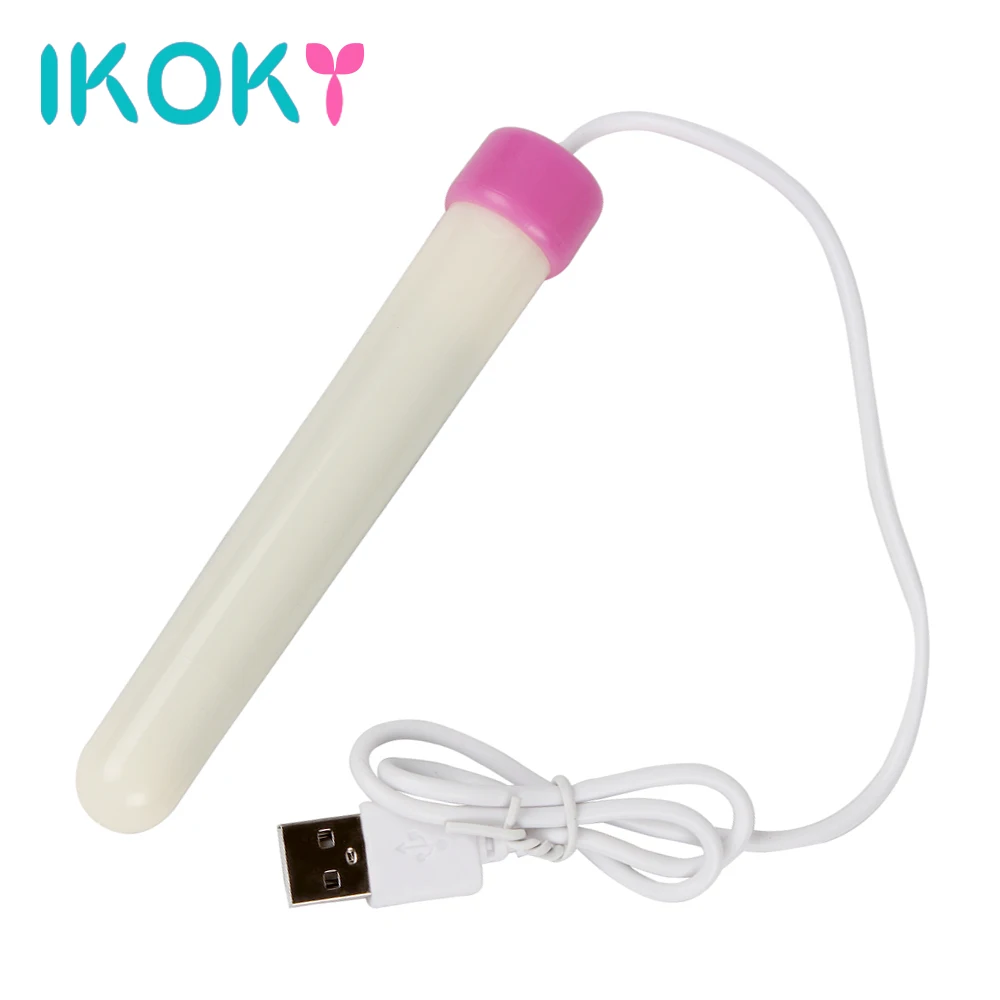 Мужской мастурбатор IKOKY с подогревом через USB секс игрушки для мужчин теплый