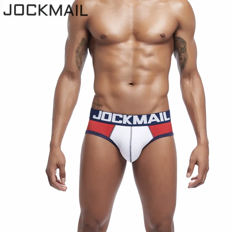Трусы брифы JOCKMAIL мужские Брендовое нижнее белье с выпуклым U образным карманом