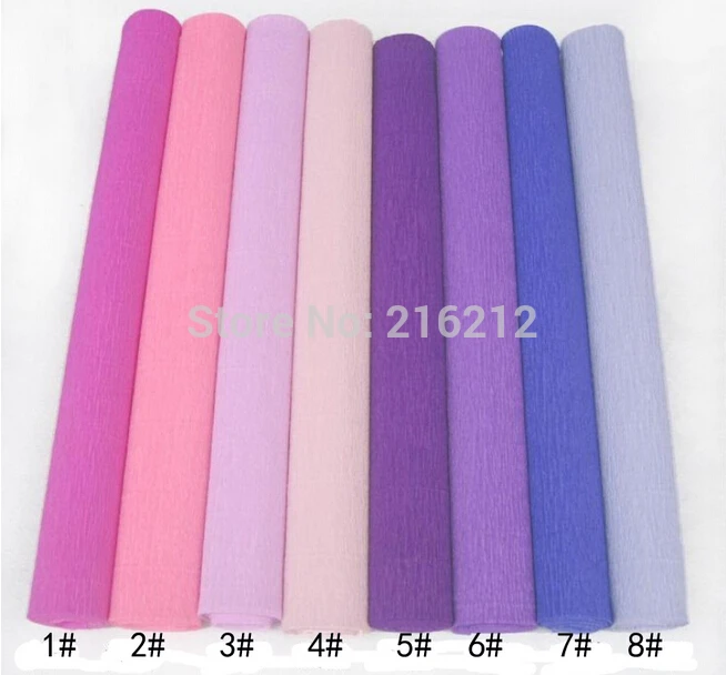 Рулонная креповая бумага упаковочная для цветов размер 50 см х 2 5 м|paper cartoon|paper