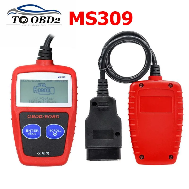 MS309 OBD2 Диагностический Сканер Многоязычный Автомобильный Инструмент EOBD