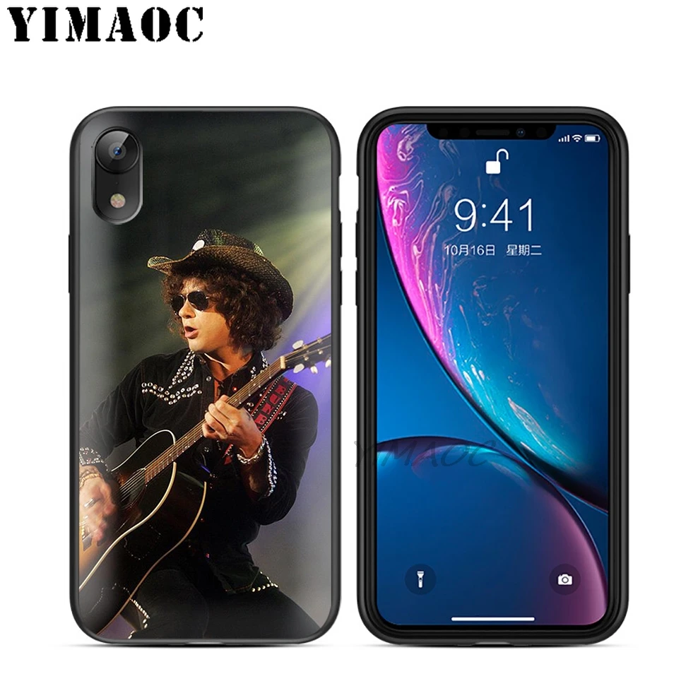 YIMAOC Банбери рок-певец Мягкий ТПУ Черный силиконовый чехол для iPhone X или 10 8 7 6S Plus 5 5S