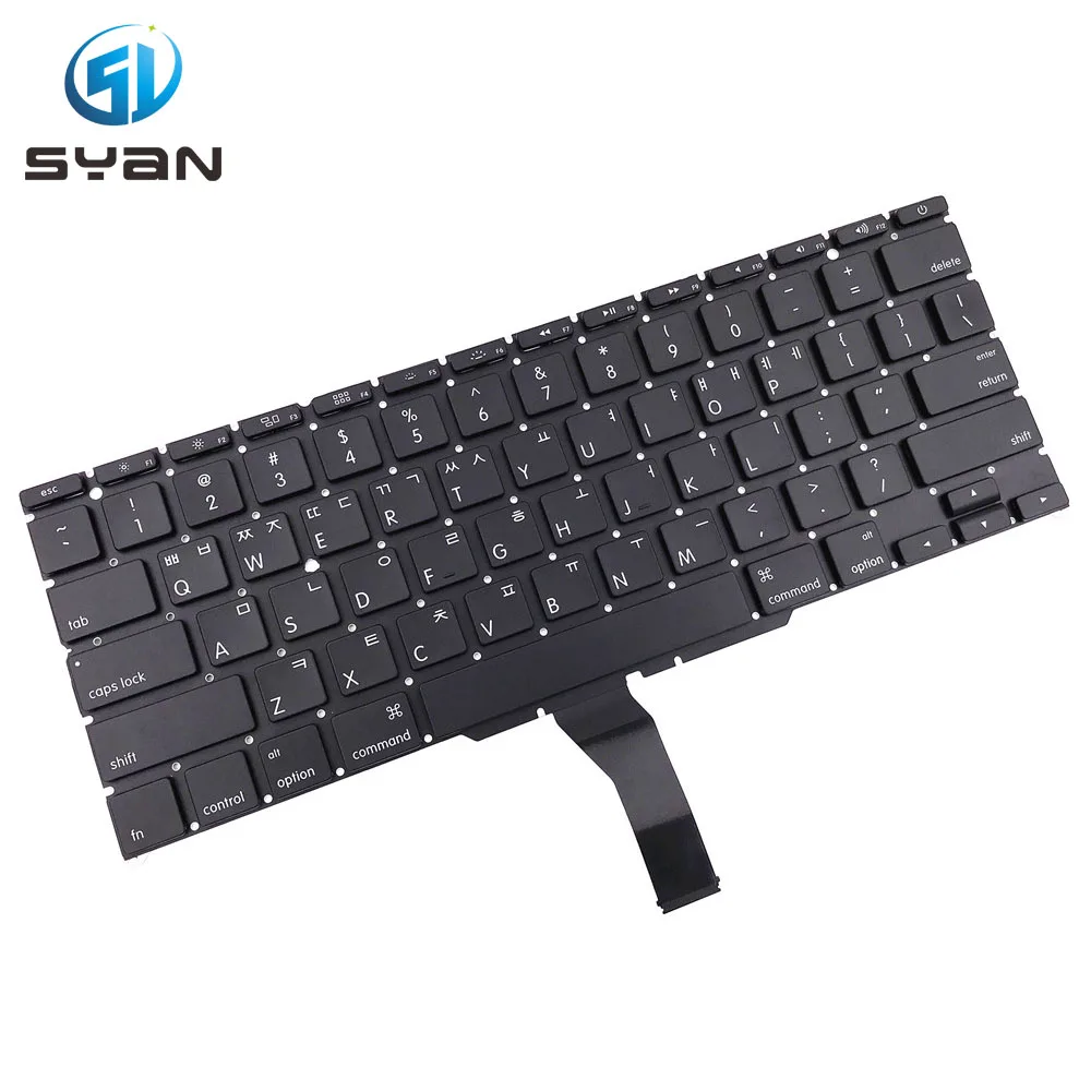 Корейская клавиатура A1370 A1465 с подсветкой для Macbook Air 11 6 ''MC505 MC506 MC968 MC969