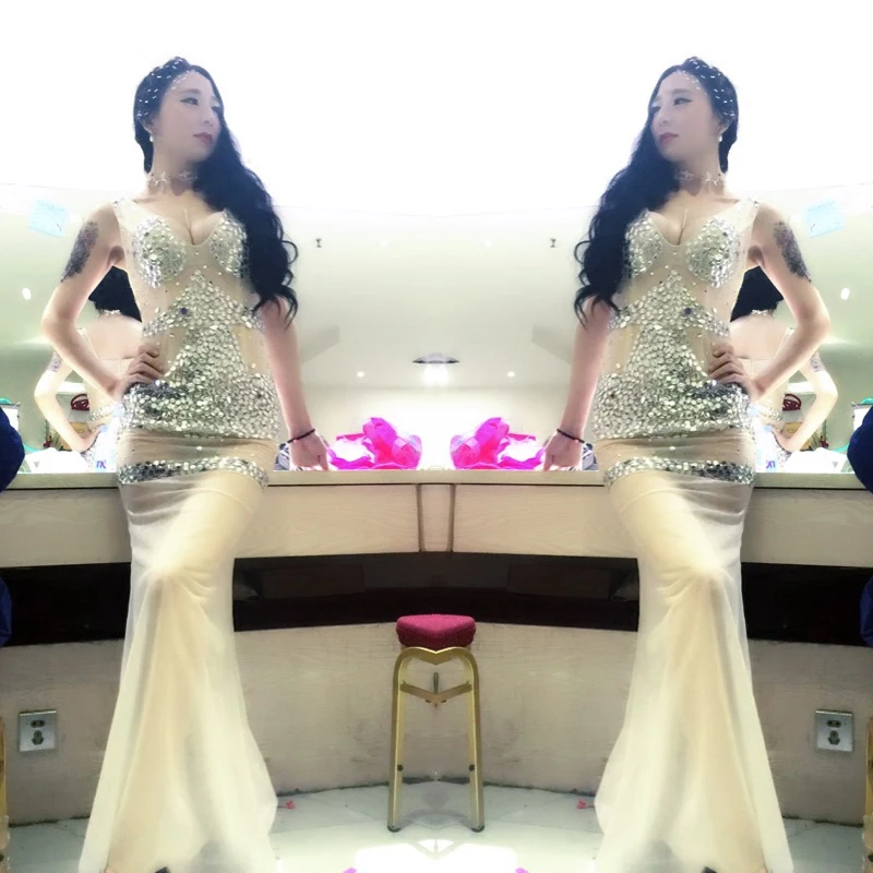 2017 новый стиль моды женщин сценический костюм для певцов певица dj ds ночной клуб