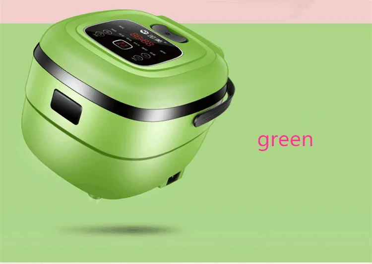 green Рисоварка интеллектуальная 2,5 мини маленькая аутентичная 1-2-3-4 Одиночная домашняя Автоматическая БРОНЬ - Цвет: green