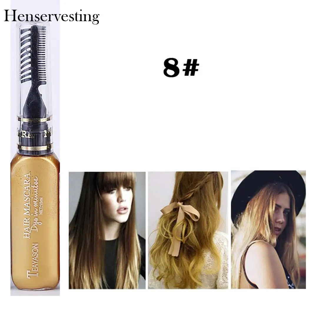 13 видов цветов Временная Краска для волос крем нетоксичный DIY один раз Creme Para Cabelo