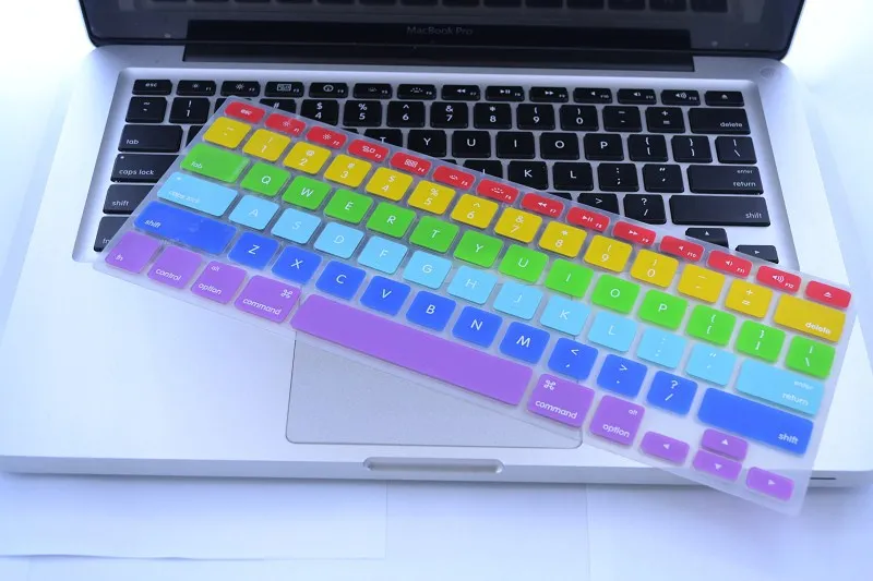 2016 Популярная синяя Радужная клавиатура для macbook air/pro retina 13 3 15 4 с треком MEAFO|keyboard