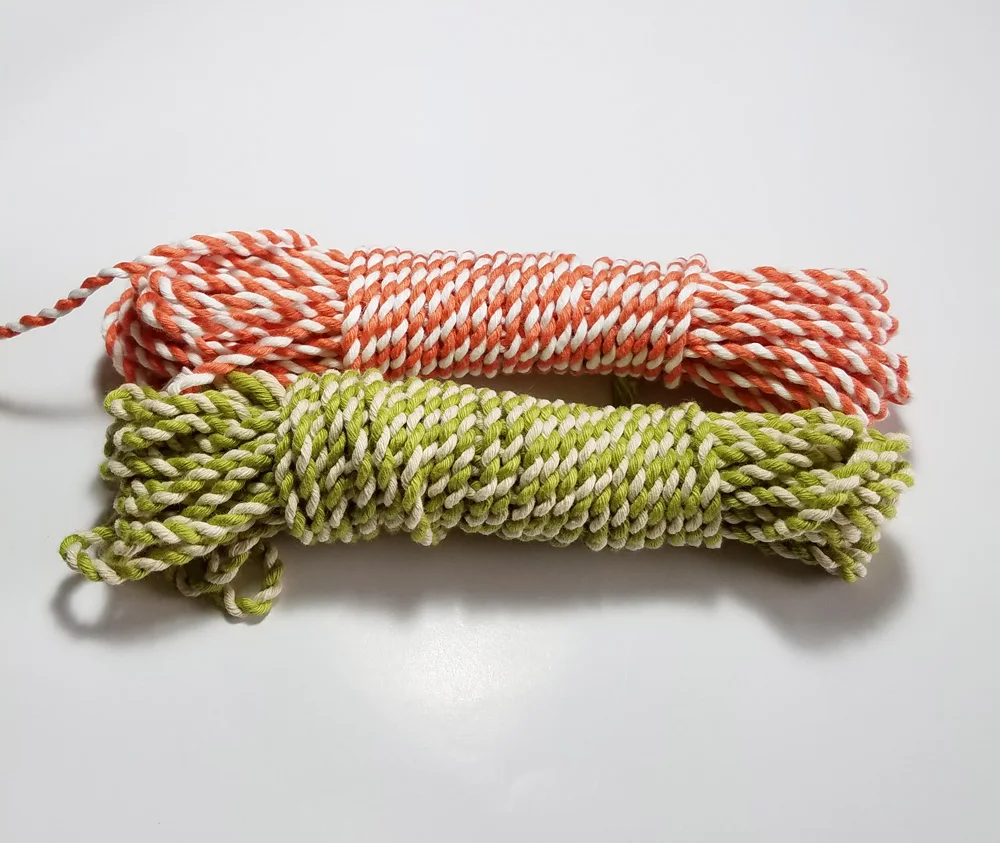 Плетеные шнуры из 100% хлопка 10 м/лот для ручного вязания украшения аксессуары DIY |