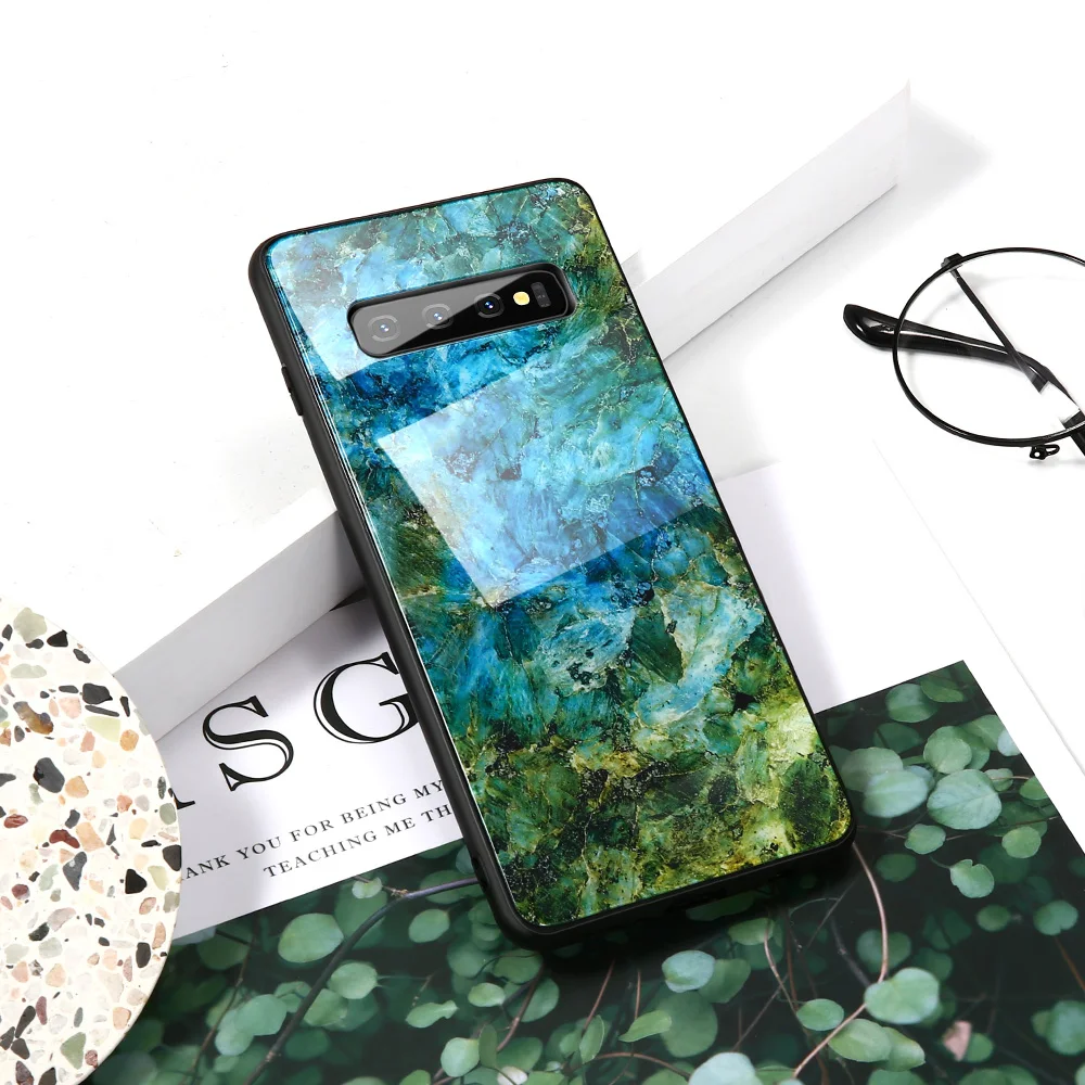 Стеклянный чехол KISSCASE для SamsungA50 S8 S9 S7 Galaxy S10 Edge Plus M50 J4 J7 Shell|Бамперы| |