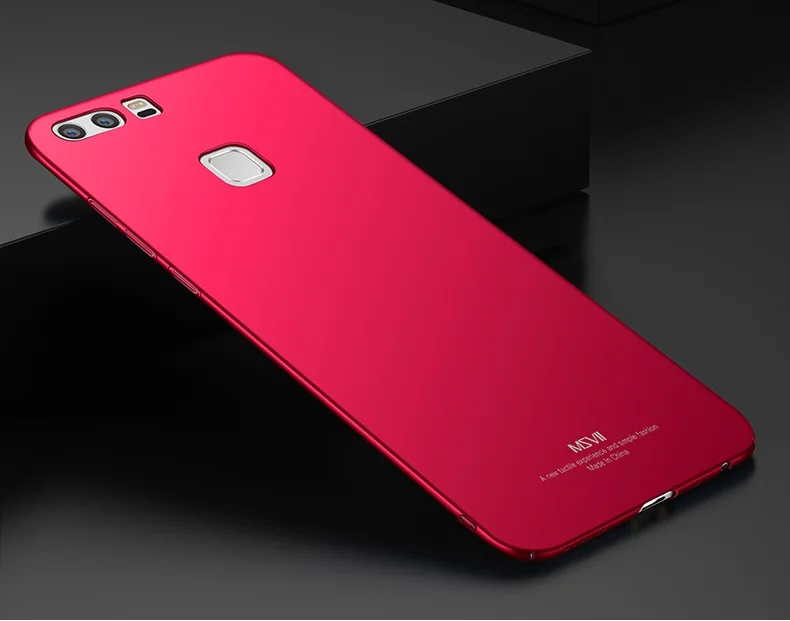 Чехол s для P9 Seriers MSVII жесткий легкий чехол ультра тонкий матовый чехол для huawei P9Plus P9 Plus Lite чехол для телефона Funda