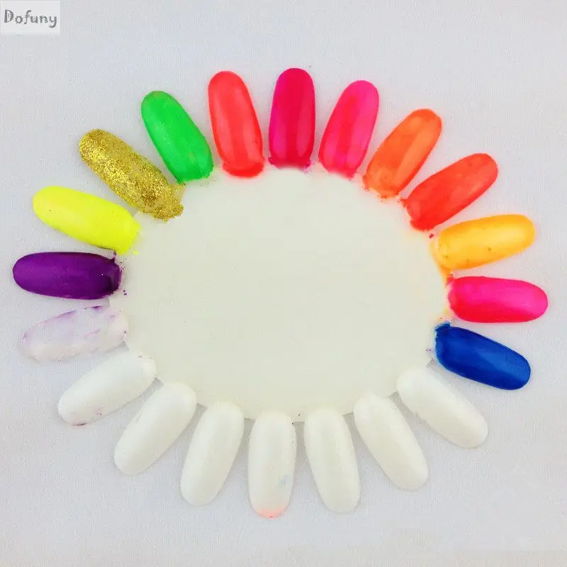 Неоновый оранжево-красный цвет Блестящий Флуоресцентный пигмент фосфорное