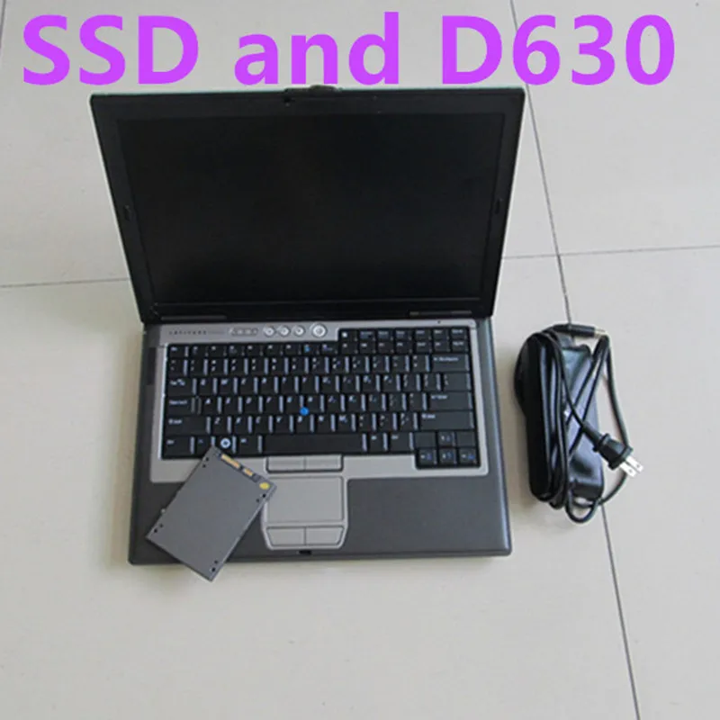Поддержка HHT! 2014 12 DAS HDD / SSD с диагностическим ноутбуком D630 для MB STAR C3|Кабели и