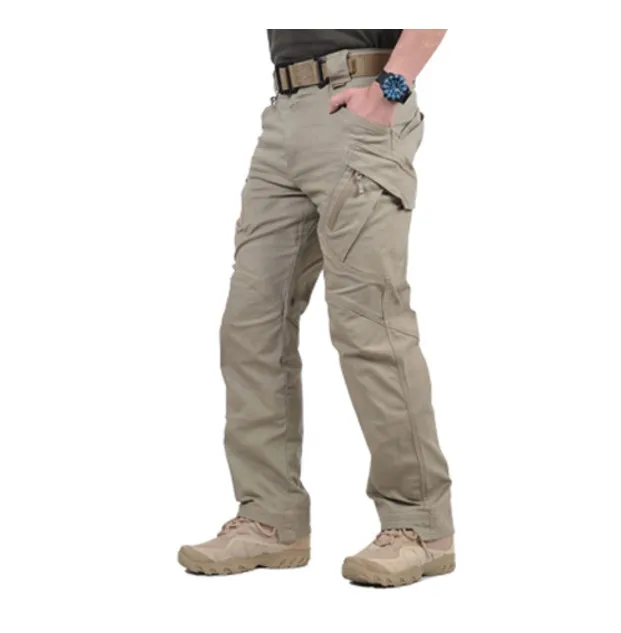 Khaki Color IX9(II) мужские тактические брюки-карго TAD Militar, армейские тренировочные военные брюки, спортивные брюки для походов и охоты - Цвет: Khaki Color